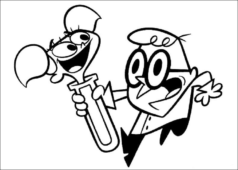 Coloring page: Dexter Laboratory (Cartoons) #50599 - Free Printable Coloring Pages