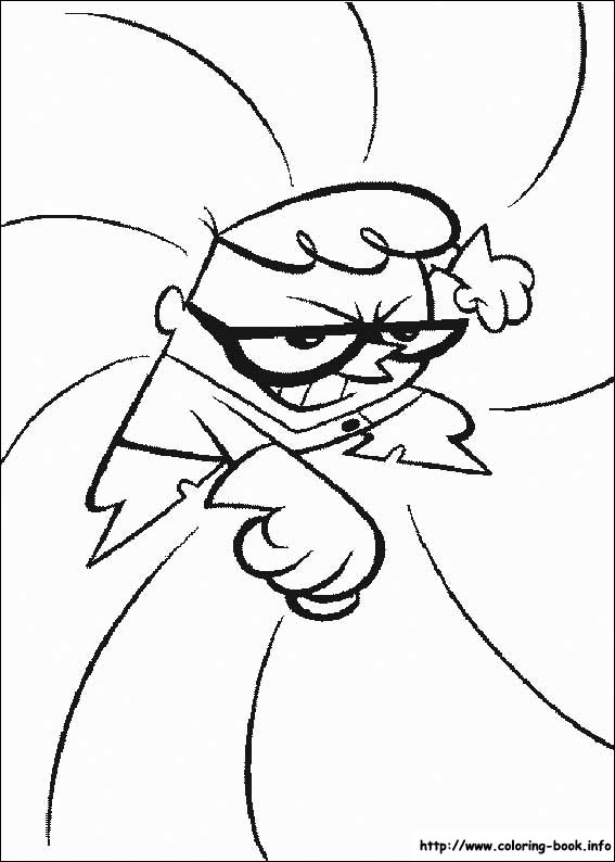 Coloring page: Dexter Laboratory (Cartoons) #50604 - Free Printable Coloring Pages