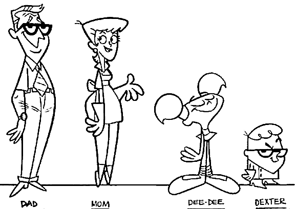 Coloring page: Dexter Laboratory (Cartoons) #50622 - Free Printable Coloring Pages