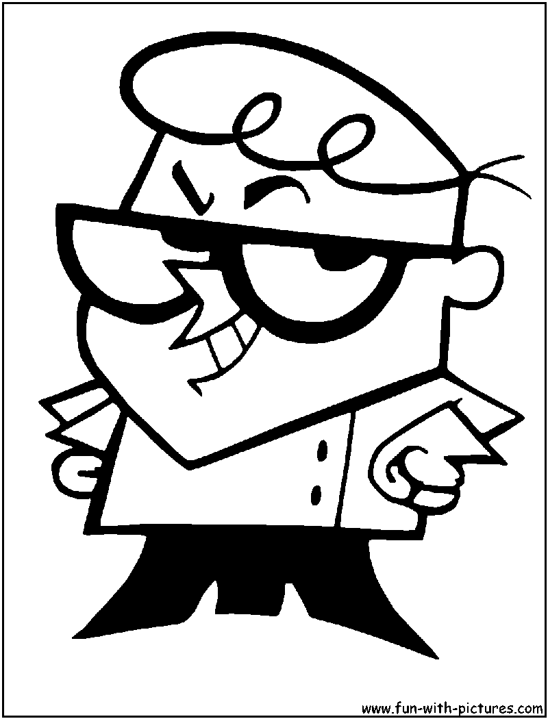 Coloring page: Dexter Laboratory (Cartoons) #50656 - Free Printable Coloring Pages