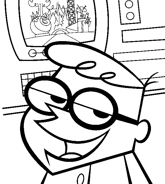 Coloring page: Dexter Laboratory (Cartoons) #50659 - Free Printable Coloring Pages