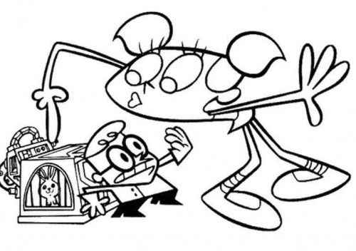 Coloring page: Dexter Laboratory (Cartoons) #50681 - Free Printable Coloring Pages