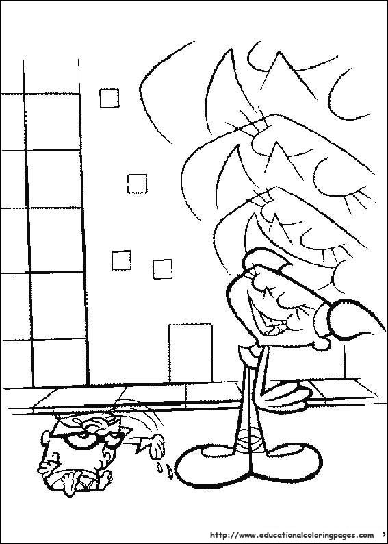 Coloring page: Dexter Laboratory (Cartoons) #50693 - Free Printable Coloring Pages