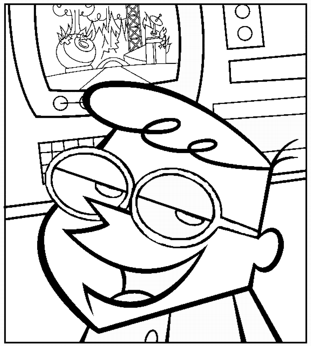 Coloring page: Dexter Laboratory (Cartoons) #50712 - Free Printable Coloring Pages