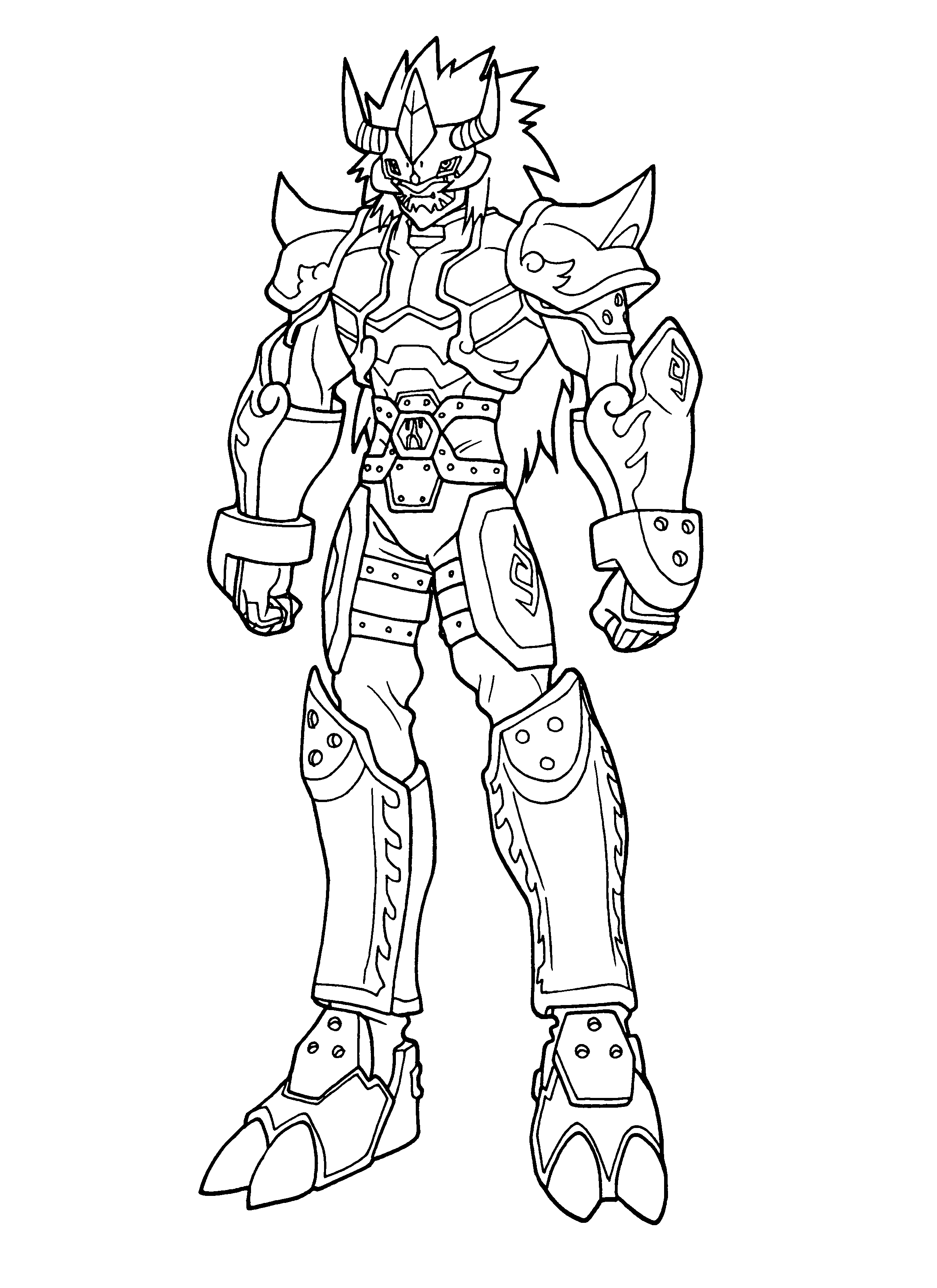 Coloring page: Digimon (Cartoons) #51428 - Free Printable Coloring Pages