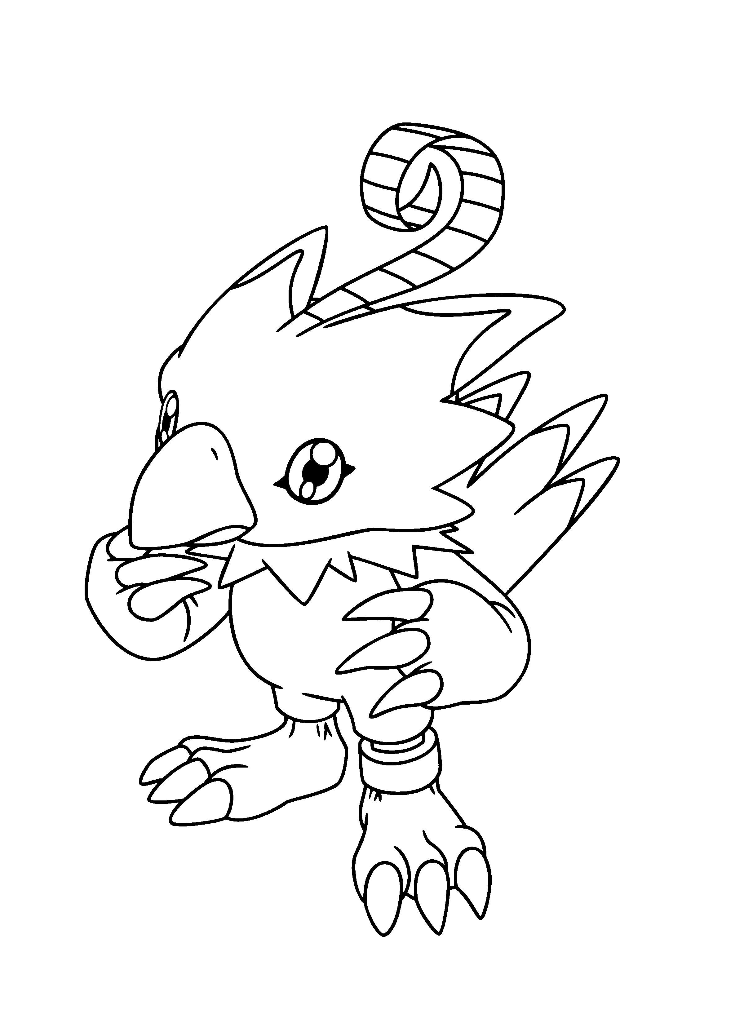 Coloring page: Digimon (Cartoons) #51430 - Free Printable Coloring Pages