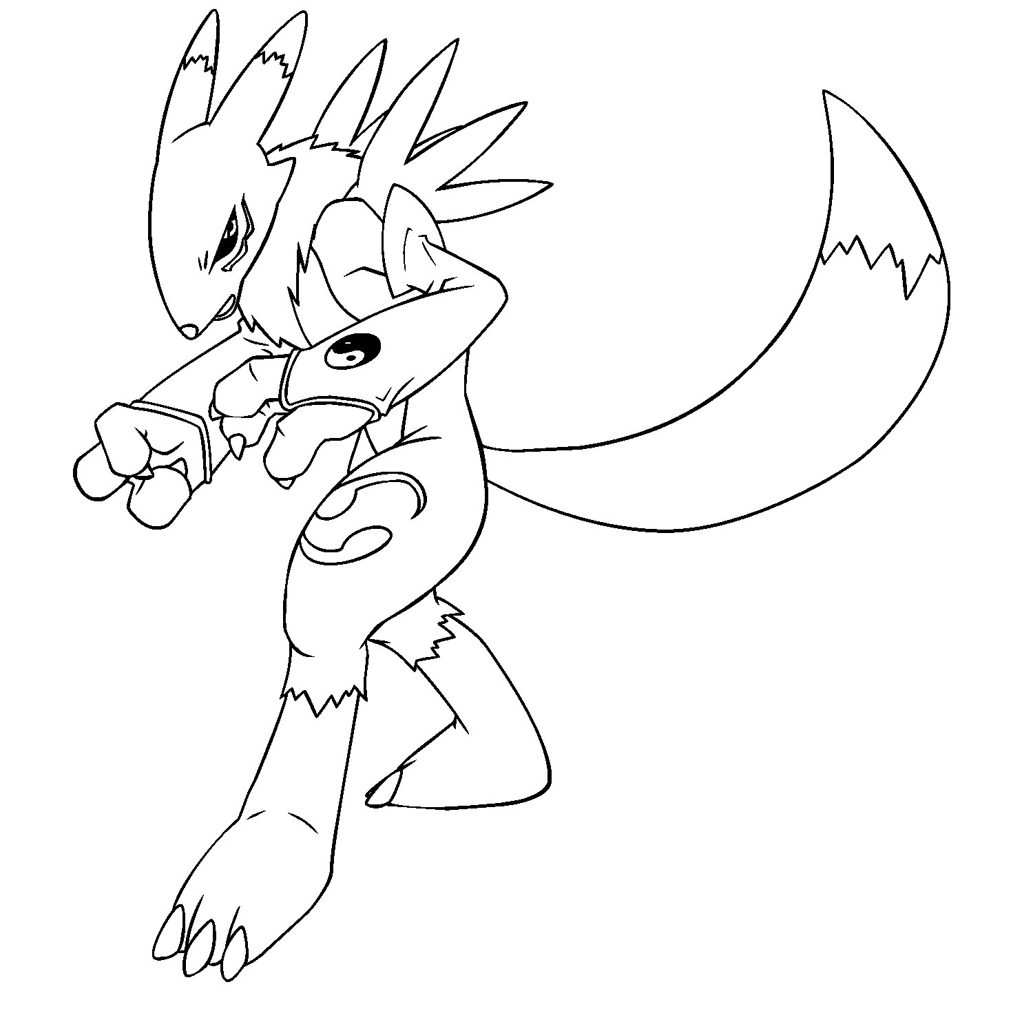 Coloring page: Digimon (Cartoons) #51433 - Free Printable Coloring Pages