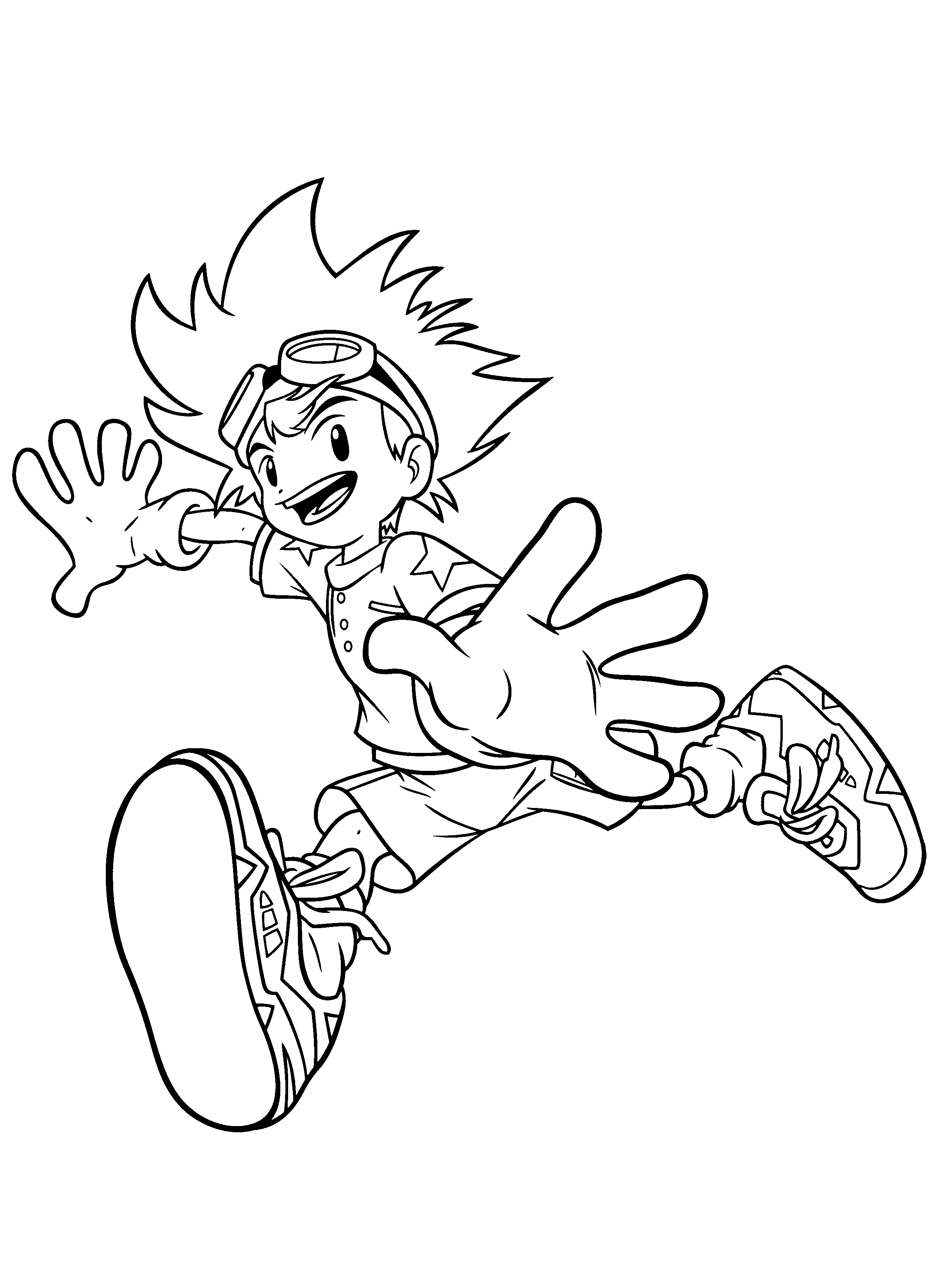 Coloring page: Digimon (Cartoons) #51437 - Free Printable Coloring Pages