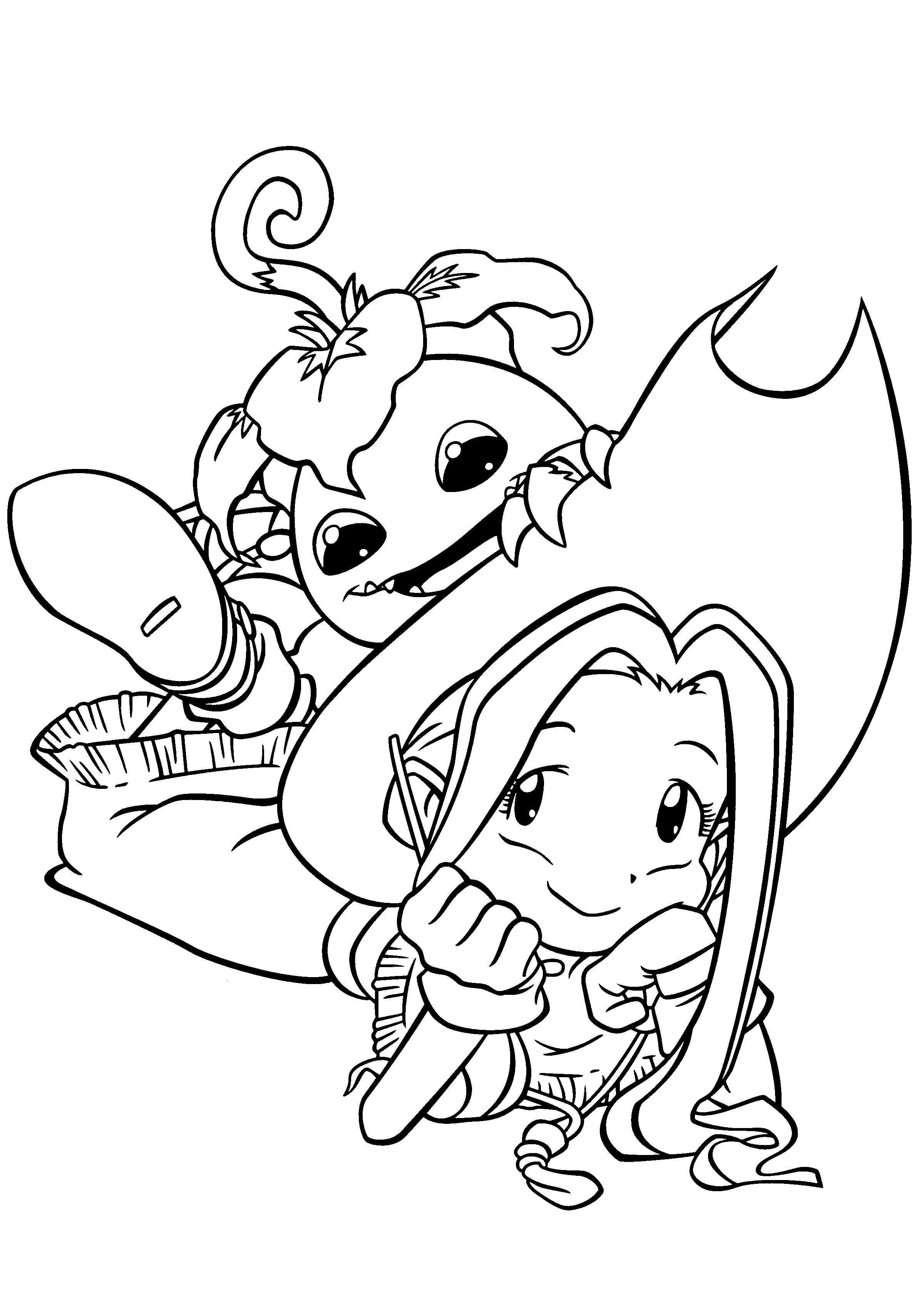 Coloring page: Digimon (Cartoons) #51451 - Free Printable Coloring Pages