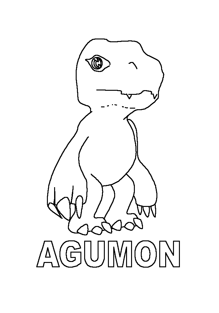 Coloring page: Digimon (Cartoons) #51455 - Free Printable Coloring Pages