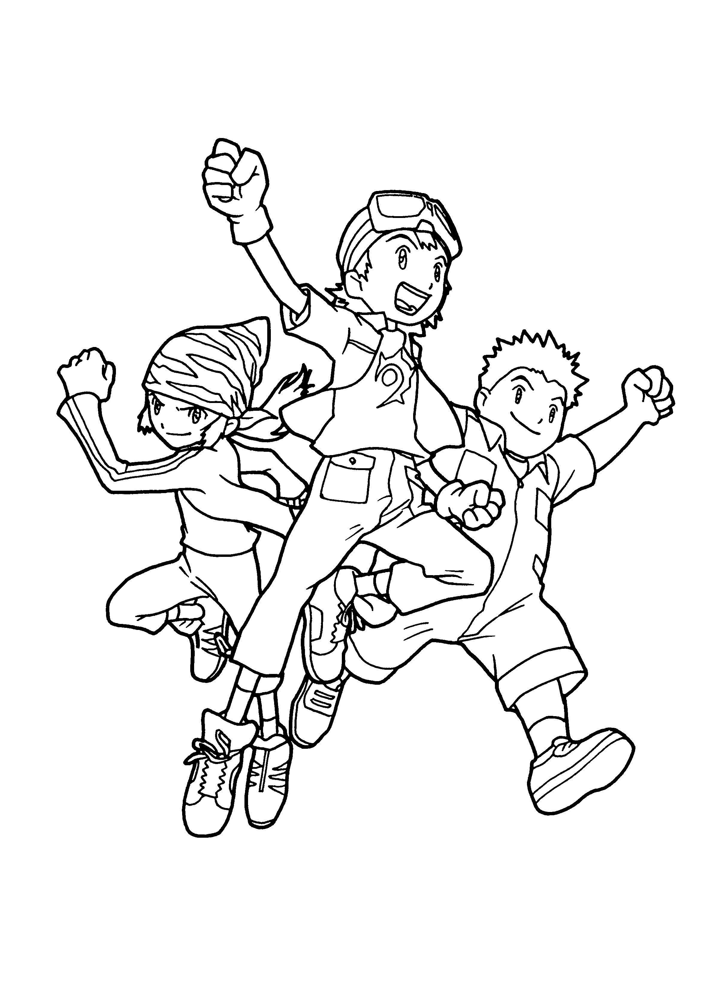 Coloring page: Digimon (Cartoons) #51456 - Free Printable Coloring Pages