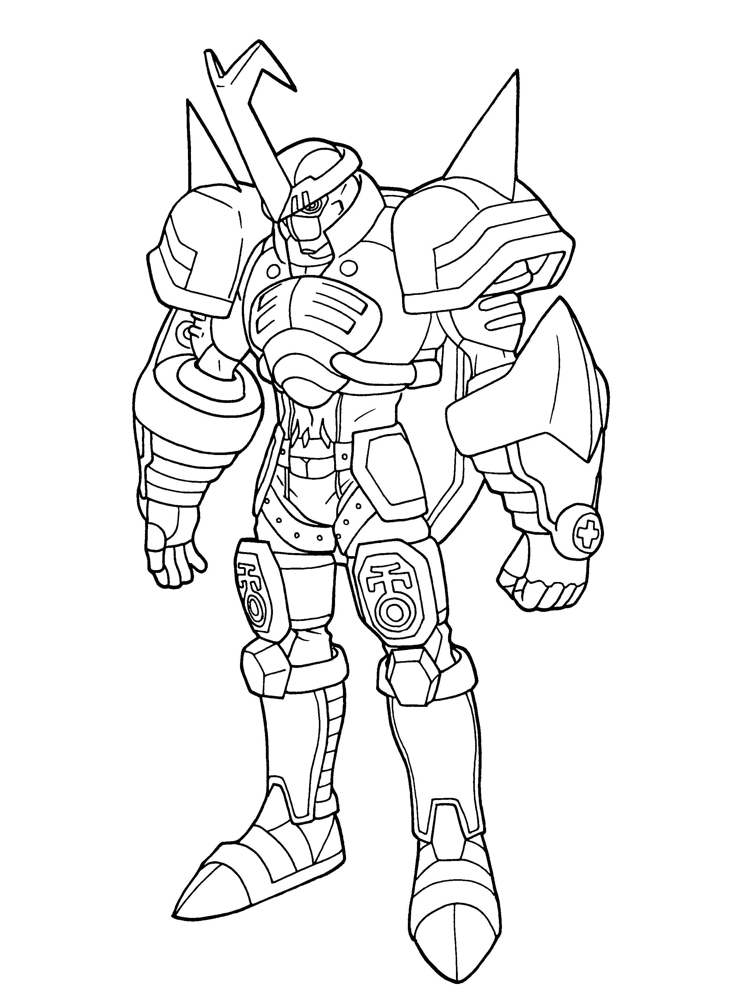Coloring page: Digimon (Cartoons) #51459 - Free Printable Coloring Pages
