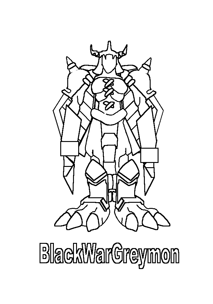 Coloring page: Digimon (Cartoons) #51461 - Free Printable Coloring Pages