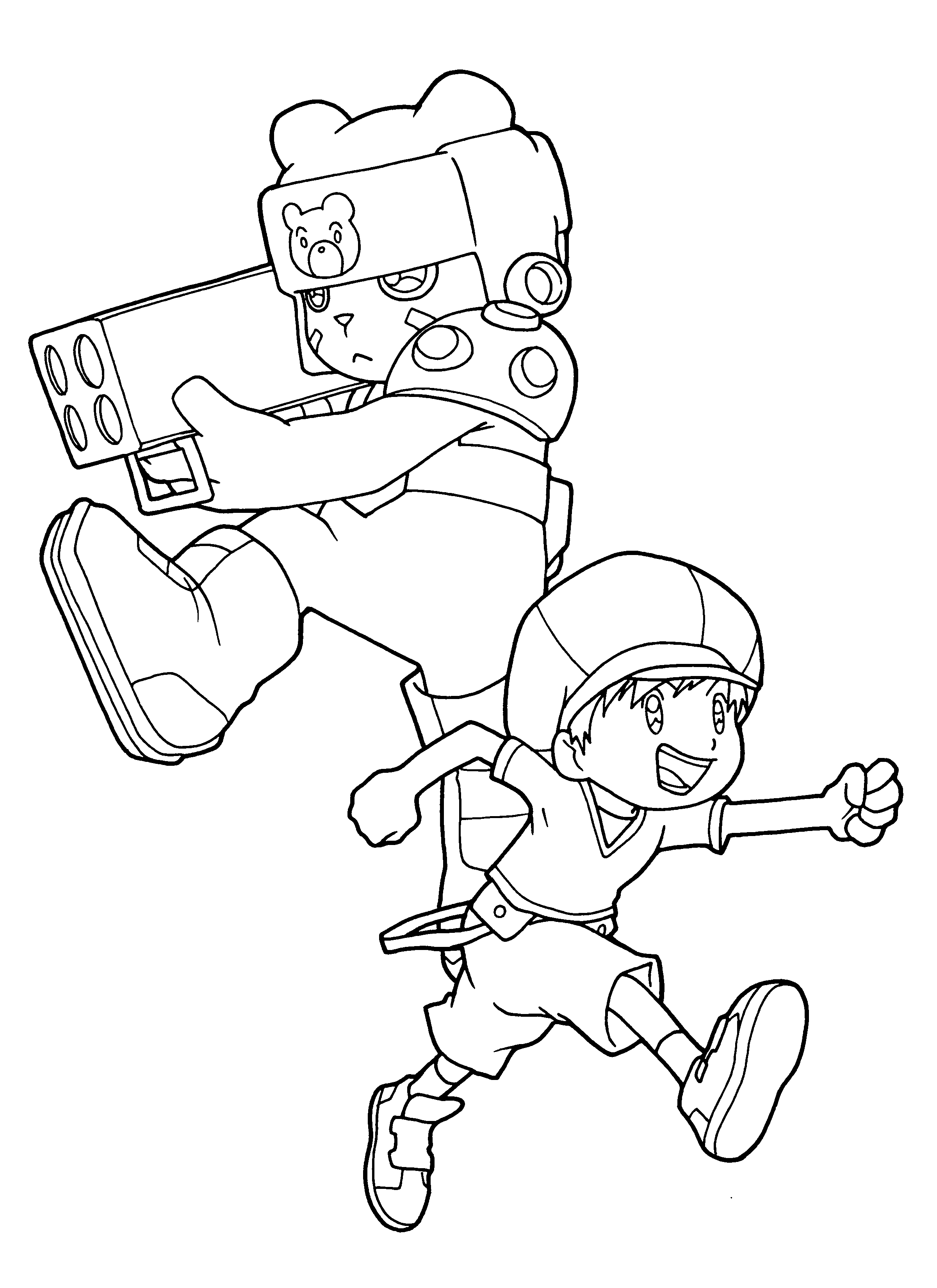 Coloring page: Digimon (Cartoons) #51480 - Free Printable Coloring Pages