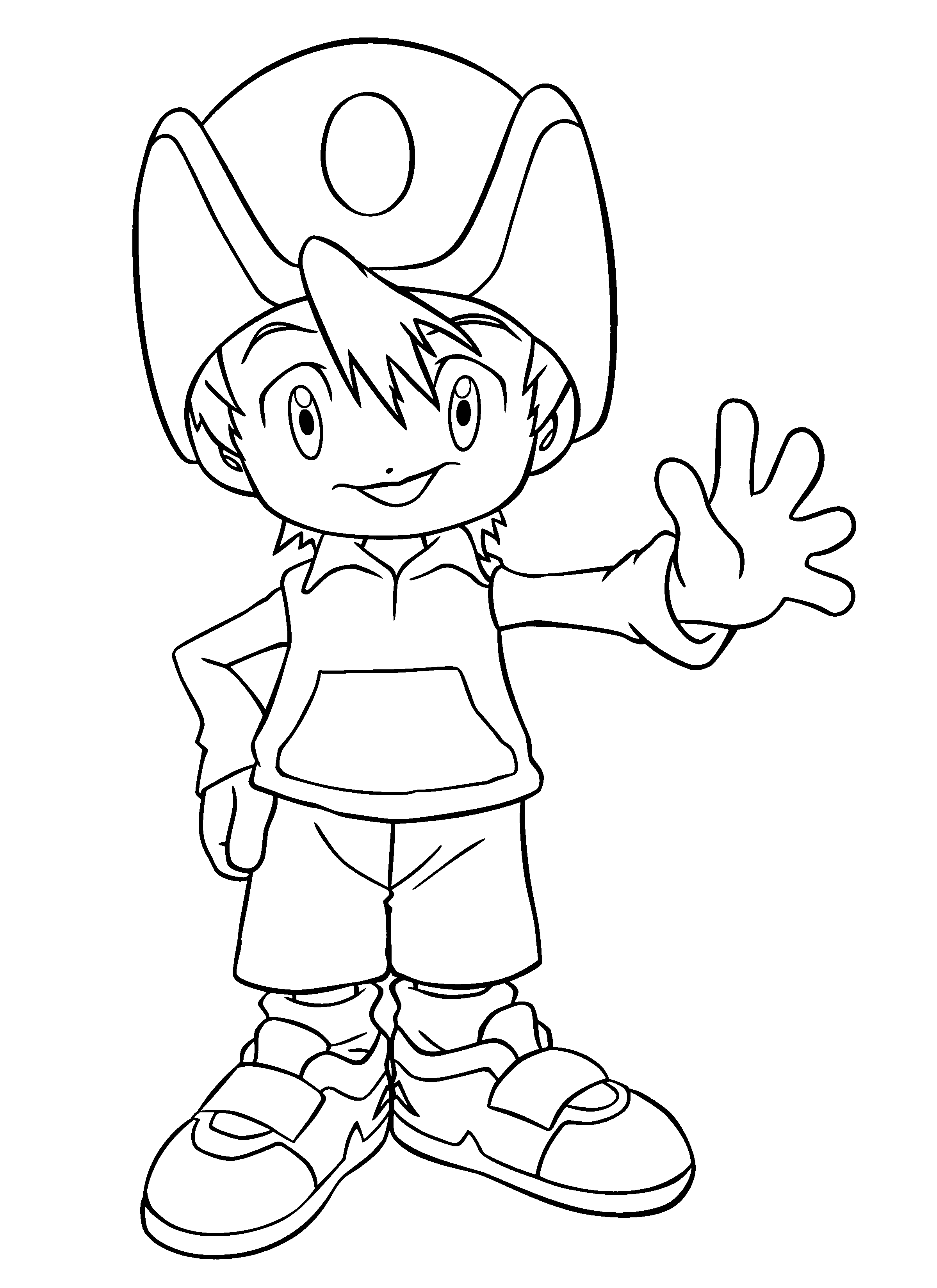 Coloring page: Digimon (Cartoons) #51481 - Free Printable Coloring Pages