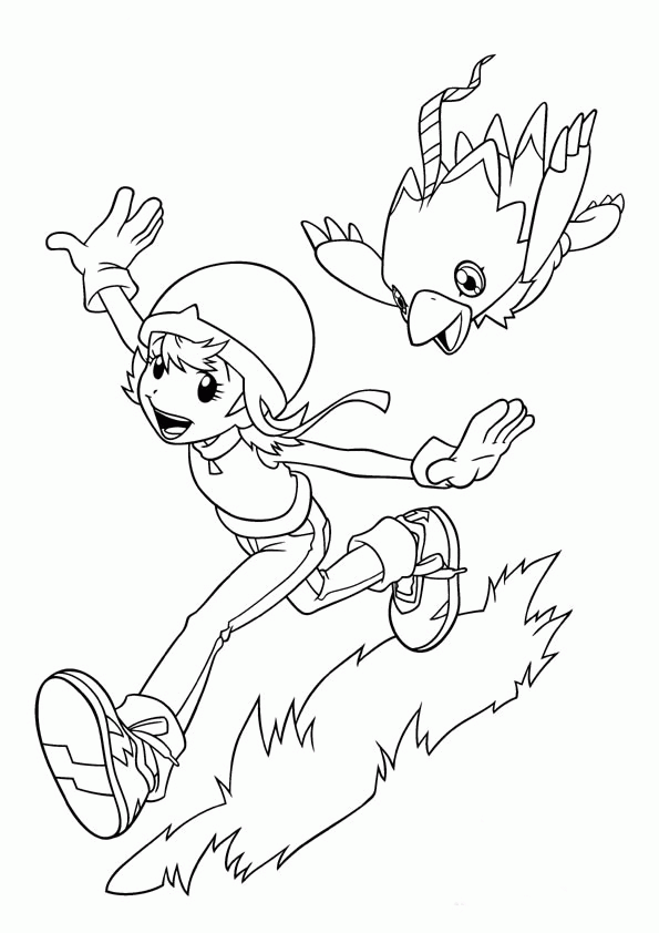 Coloring page: Digimon (Cartoons) #51486 - Free Printable Coloring Pages