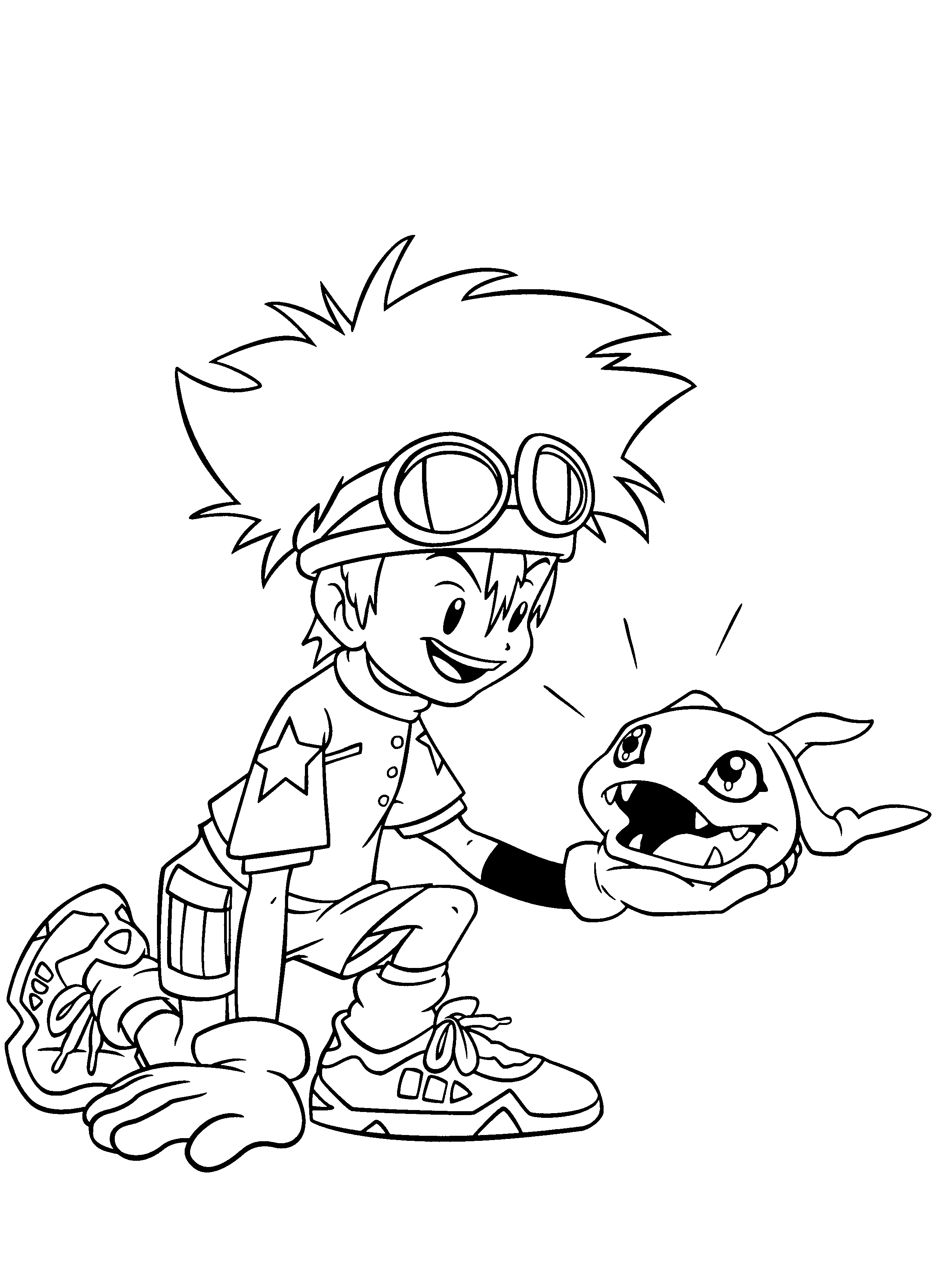 Coloring page: Digimon (Cartoons) #51532 - Free Printable Coloring Pages