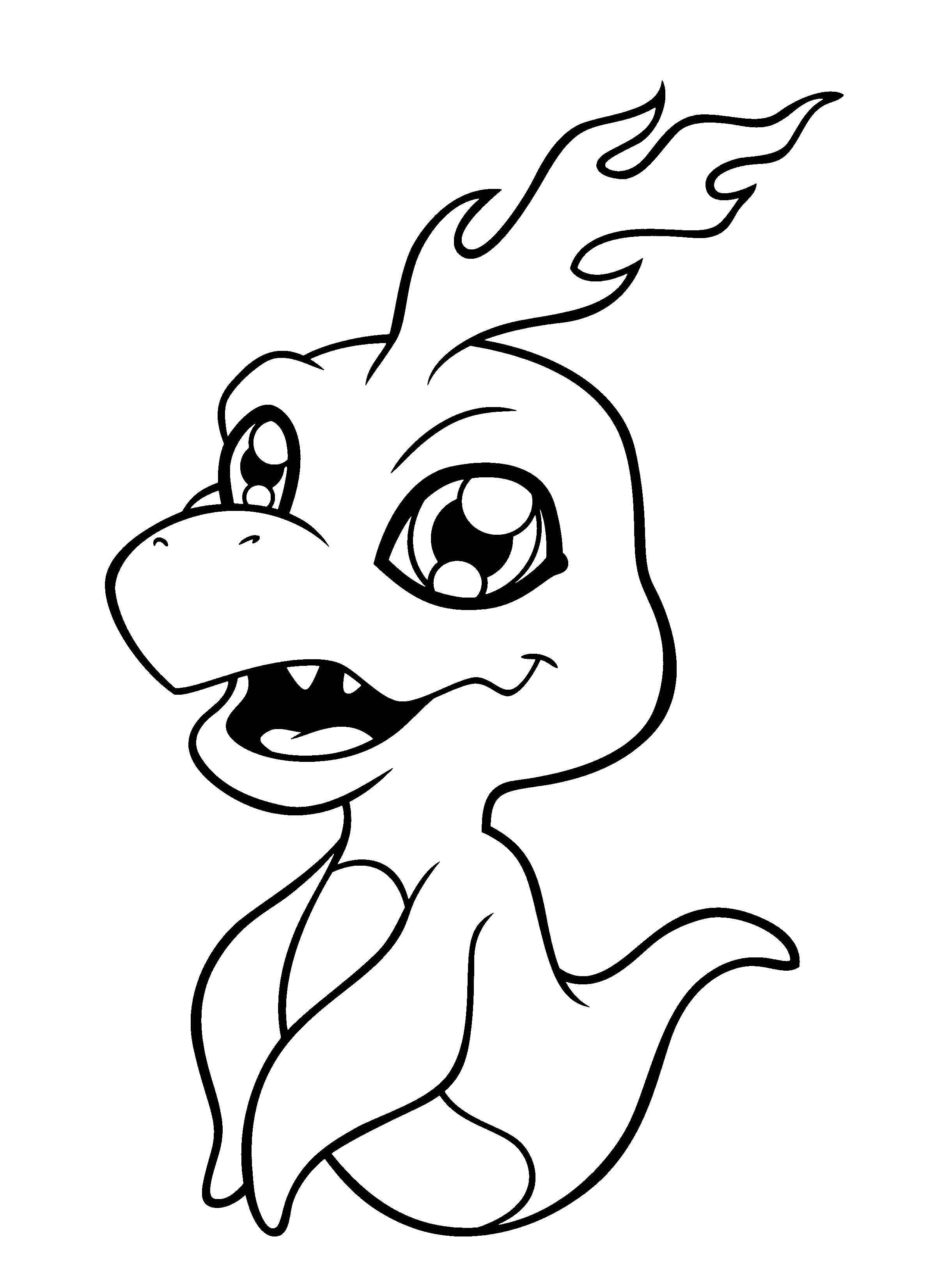 Coloring page: Digimon (Cartoons) #51544 - Free Printable Coloring Pages