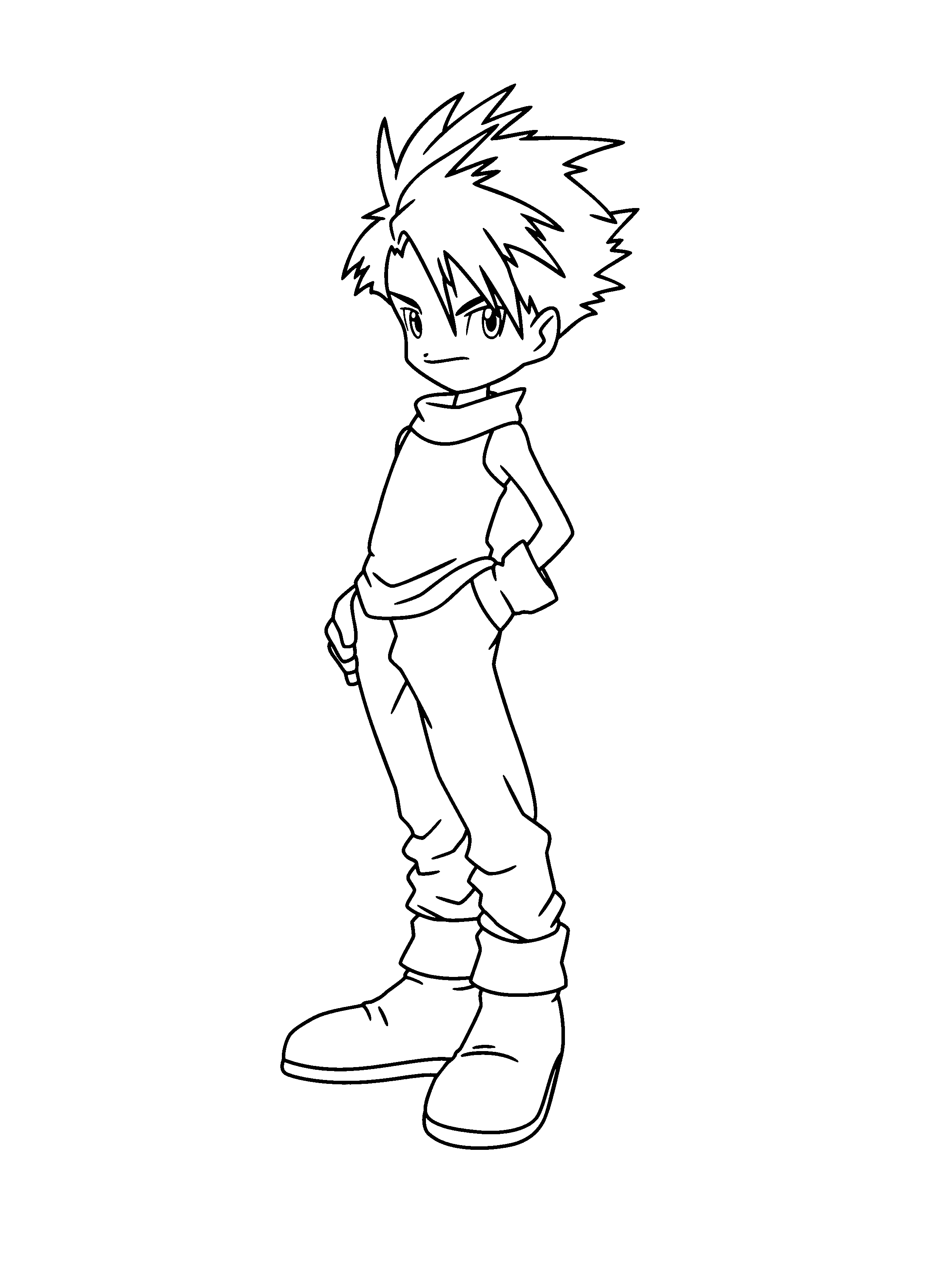 Coloring page: Digimon (Cartoons) #51548 - Free Printable Coloring Pages