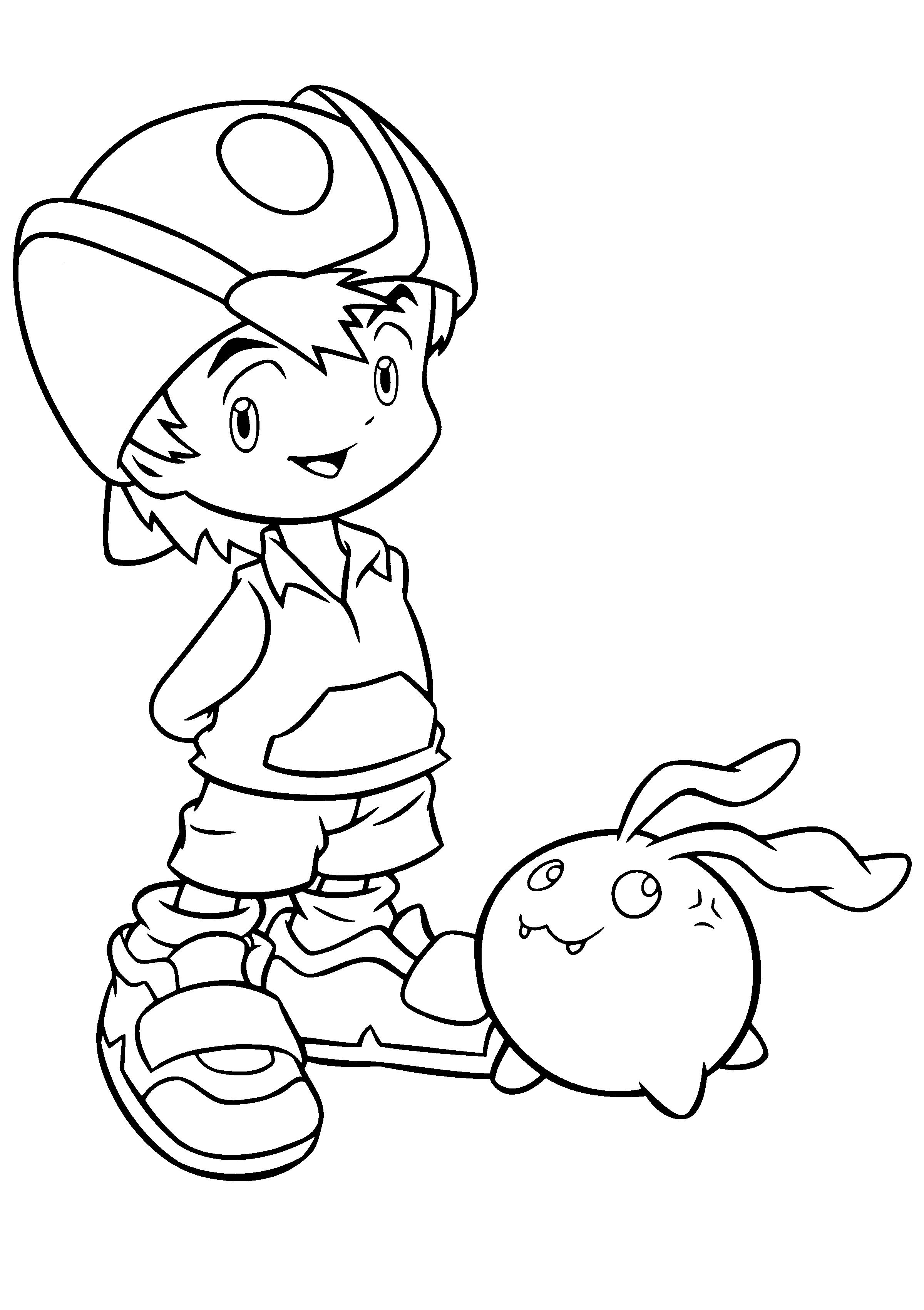 Coloring page: Digimon (Cartoons) #51564 - Free Printable Coloring Pages
