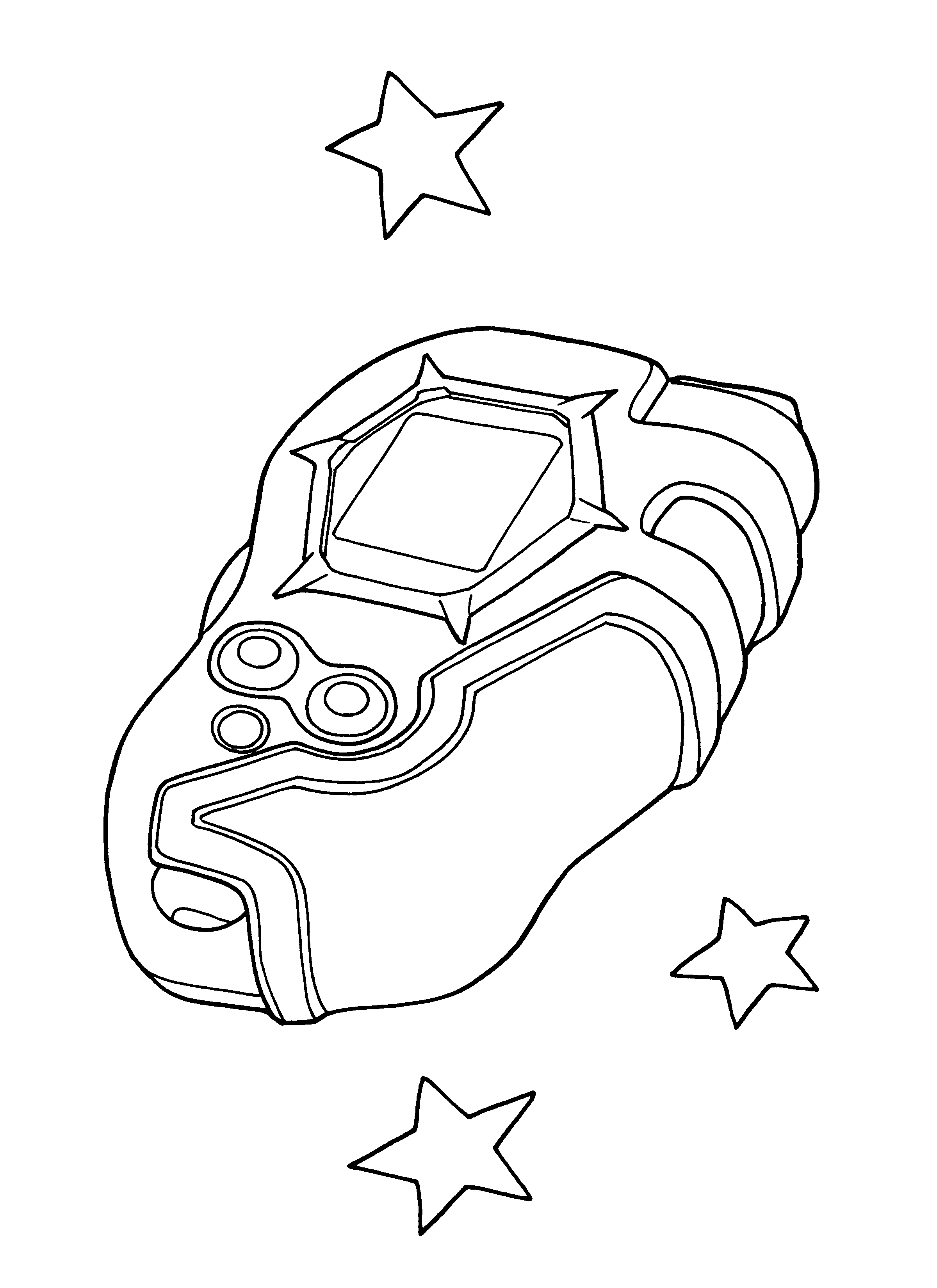 Coloring page: Digimon (Cartoons) #51598 - Free Printable Coloring Pages