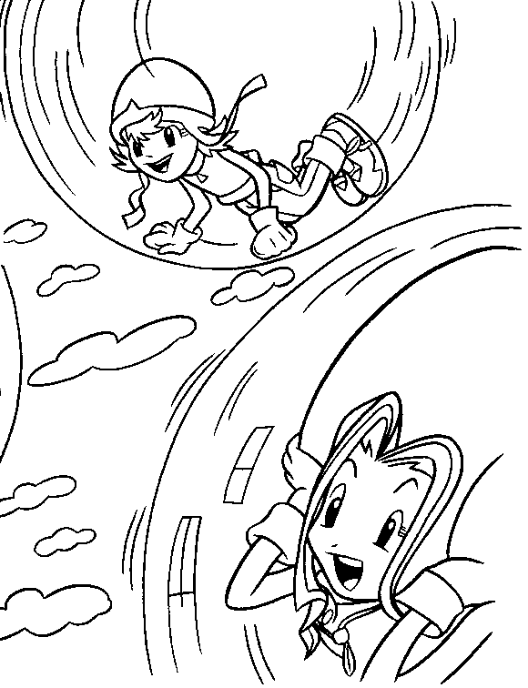 Coloring page: Digimon (Cartoons) #51599 - Free Printable Coloring Pages