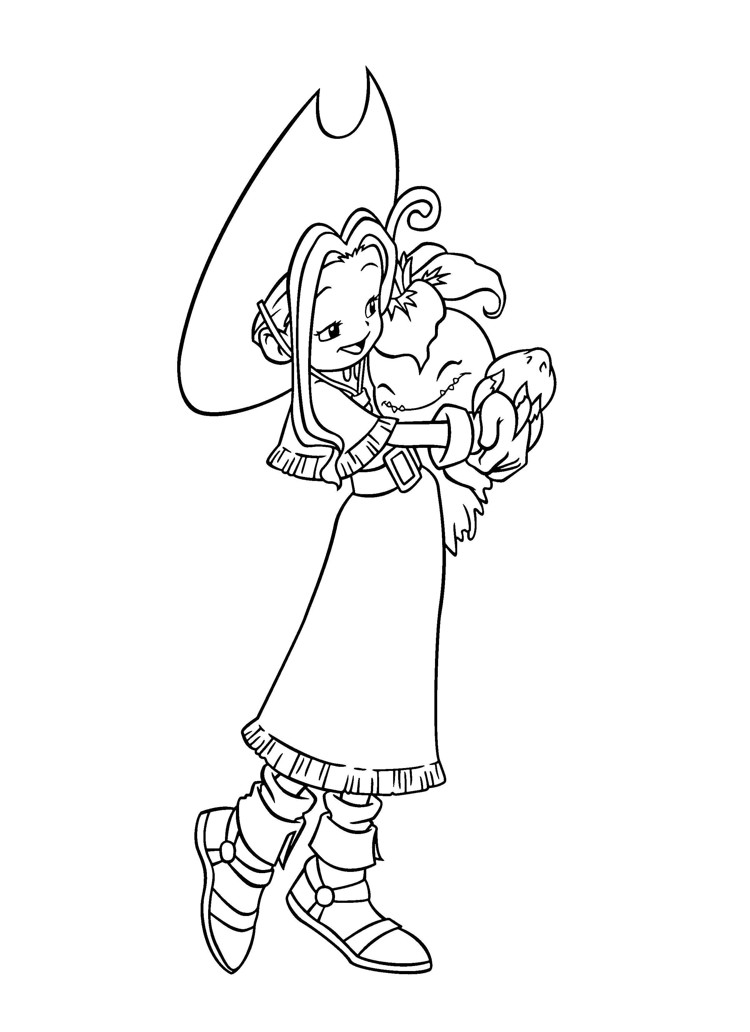 Coloring page: Digimon (Cartoons) #51614 - Free Printable Coloring Pages