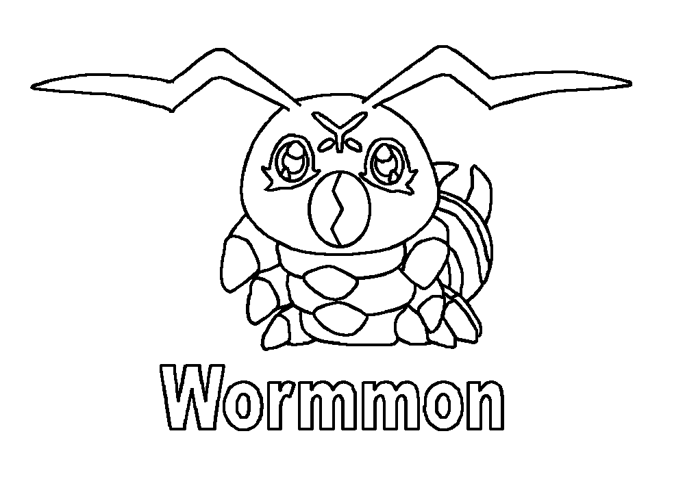 Coloring page: Digimon (Cartoons) #51618 - Free Printable Coloring Pages