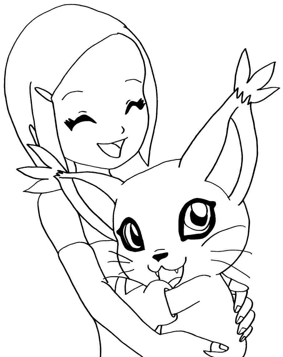 Coloring page: Digimon (Cartoons) #51623 - Free Printable Coloring Pages