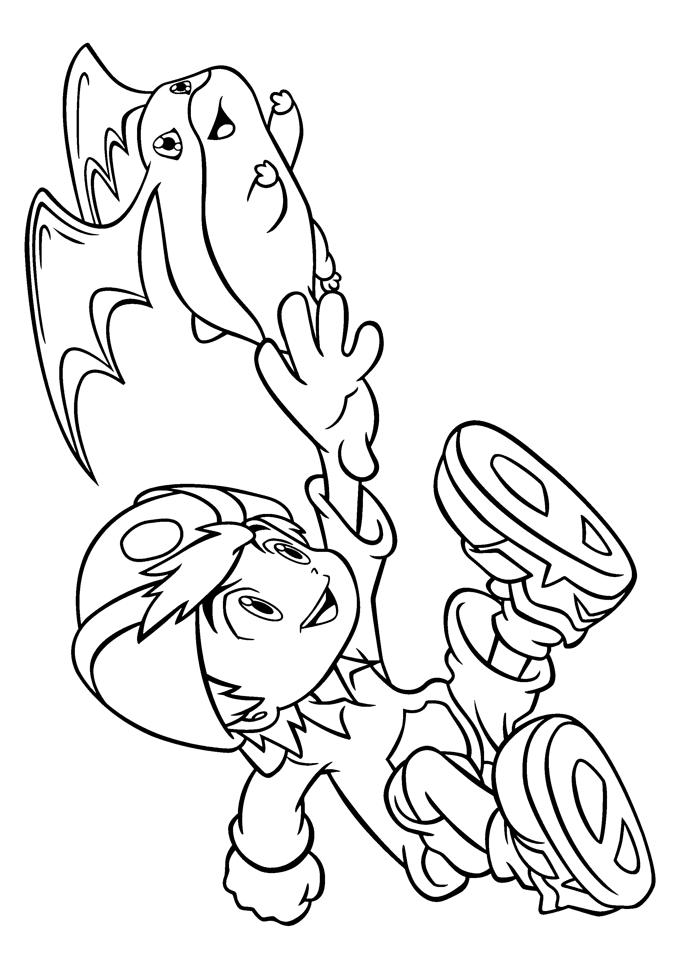 Coloring page: Digimon (Cartoons) #51628 - Free Printable Coloring Pages