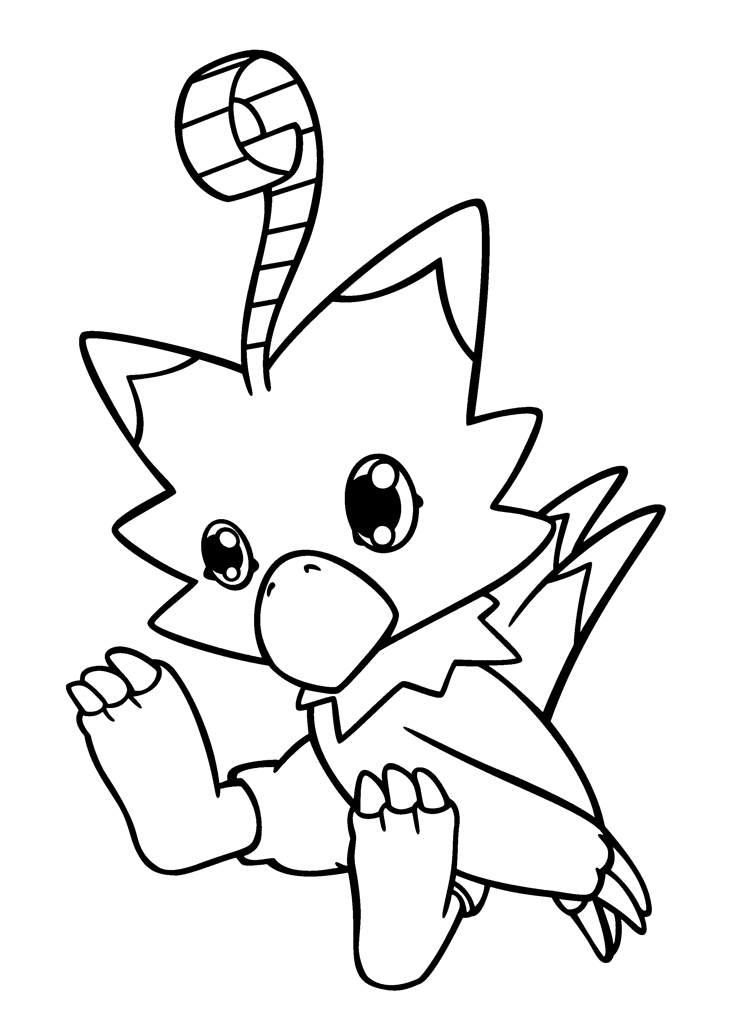 Coloring page: Digimon (Cartoons) #51637 - Free Printable Coloring Pages