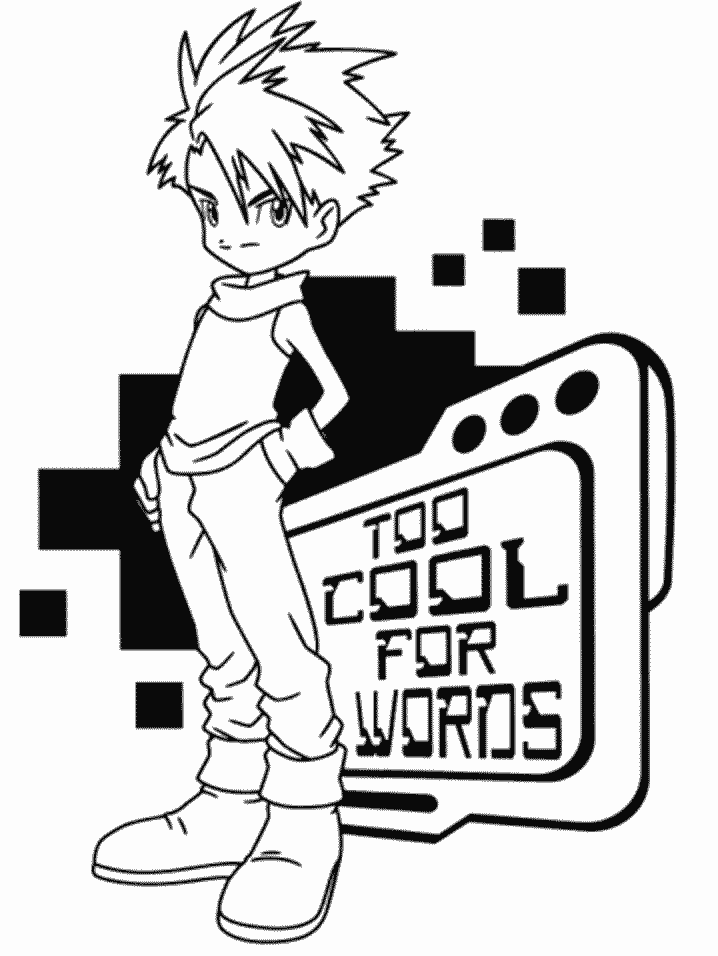 Coloring page: Digimon (Cartoons) #51659 - Free Printable Coloring Pages