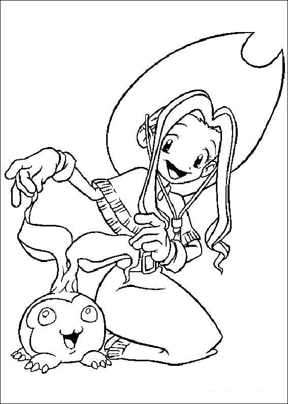 Coloring page: Digimon (Cartoons) #51661 - Free Printable Coloring Pages