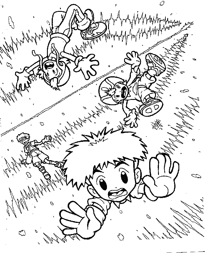 Coloring page: Digimon (Cartoons) #51662 - Free Printable Coloring Pages