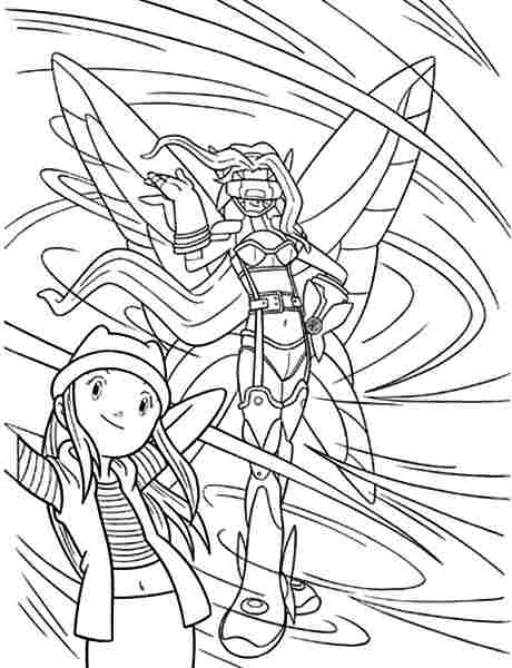 Coloring page: Digimon (Cartoons) #51675 - Free Printable Coloring Pages