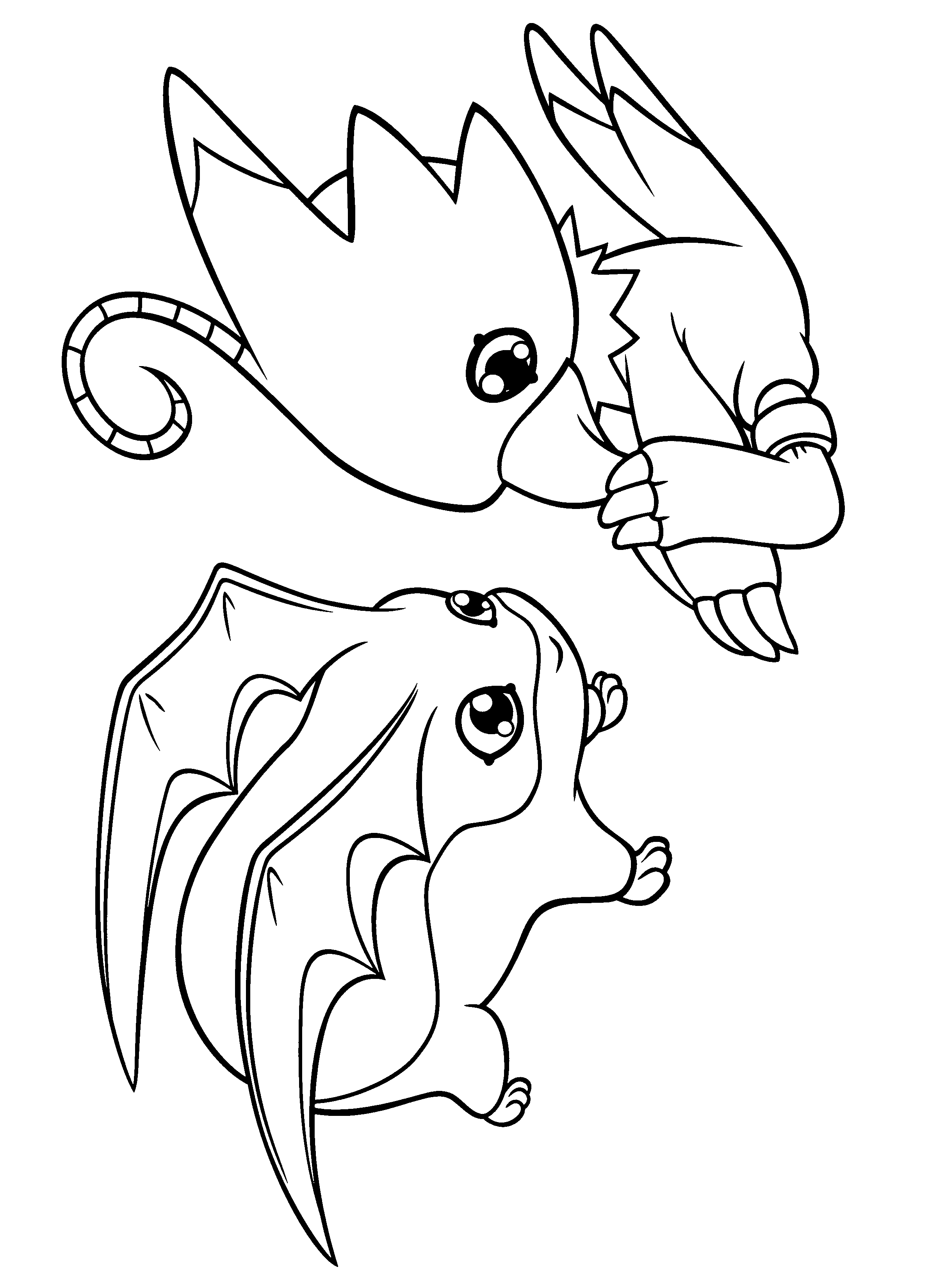 Coloring page: Digimon (Cartoons) #51676 - Free Printable Coloring Pages