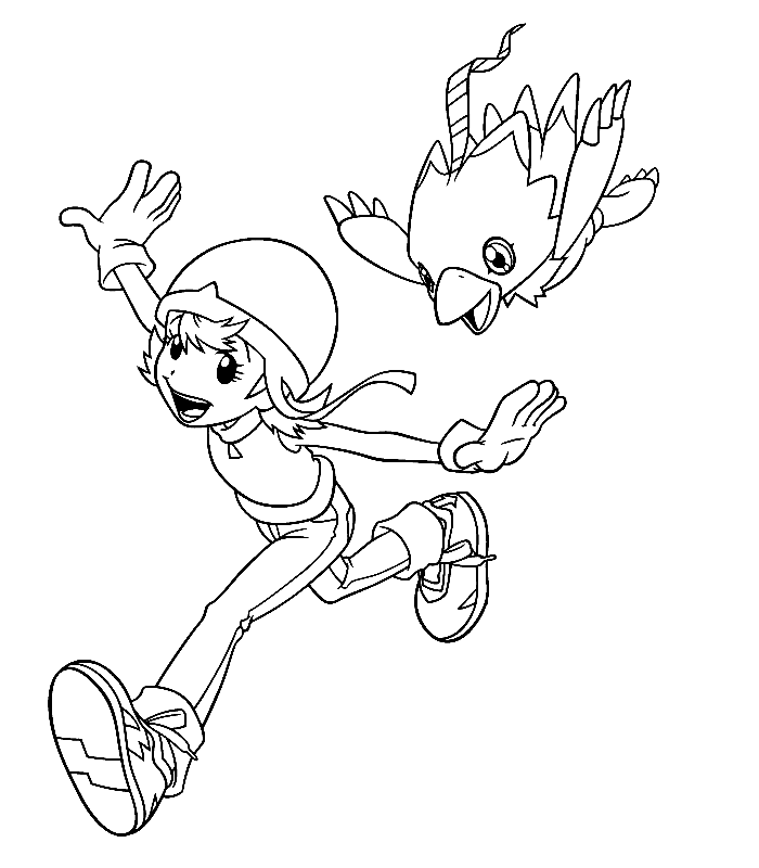 Coloring page: Digimon (Cartoons) #51680 - Free Printable Coloring Pages