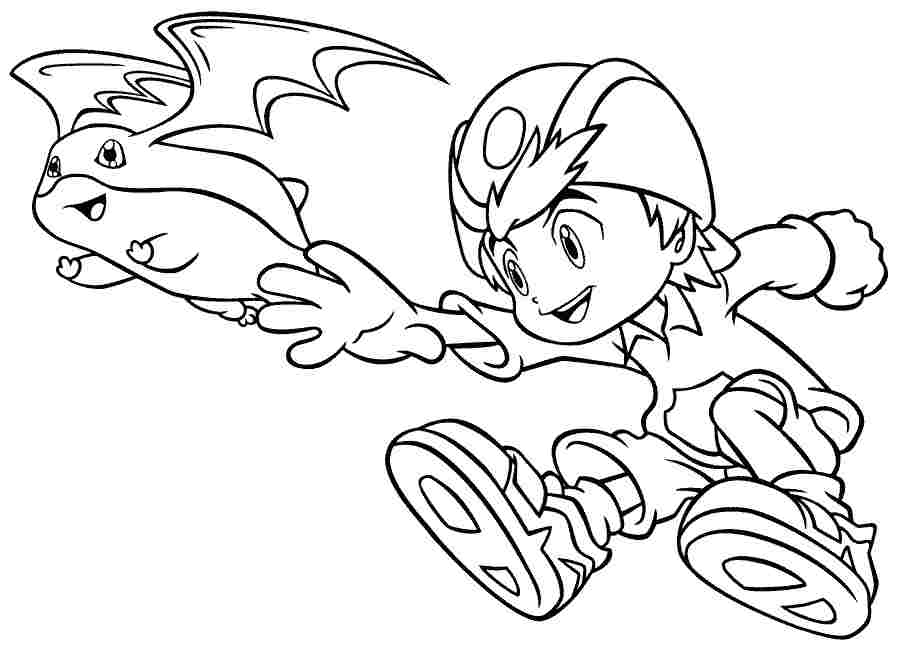 Coloring page: Digimon (Cartoons) #51685 - Free Printable Coloring Pages