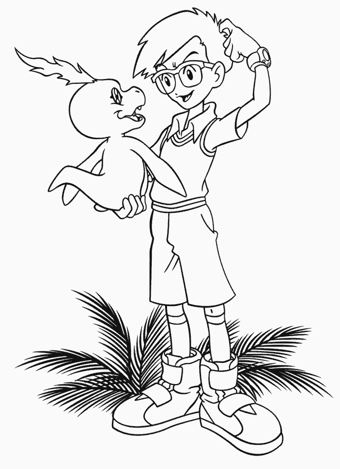 Coloring page: Digimon (Cartoons) #51696 - Free Printable Coloring Pages
