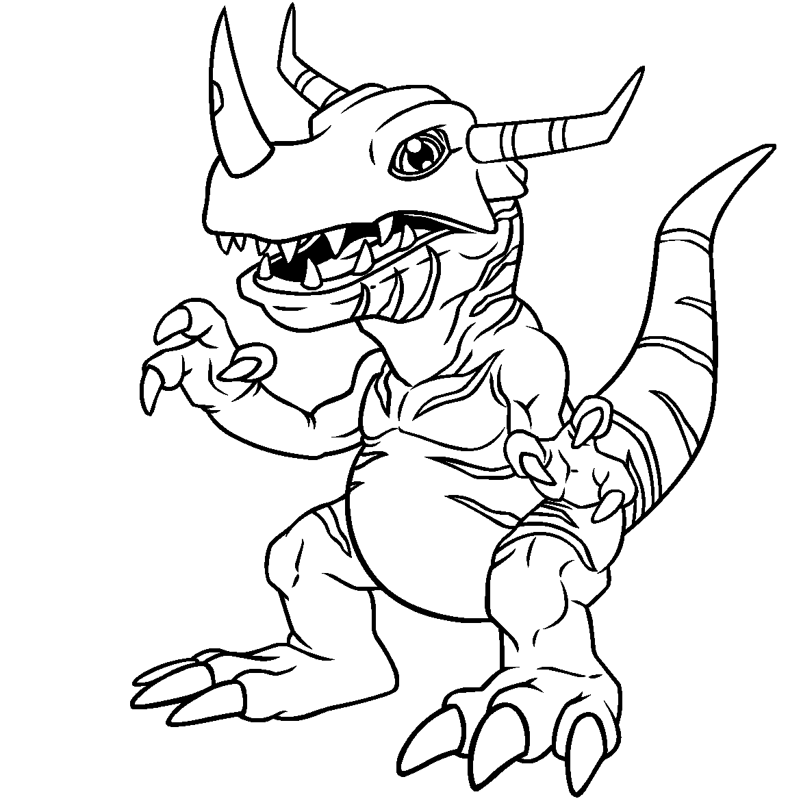 Coloring page: Digimon (Cartoons) #51702 - Free Printable Coloring Pages