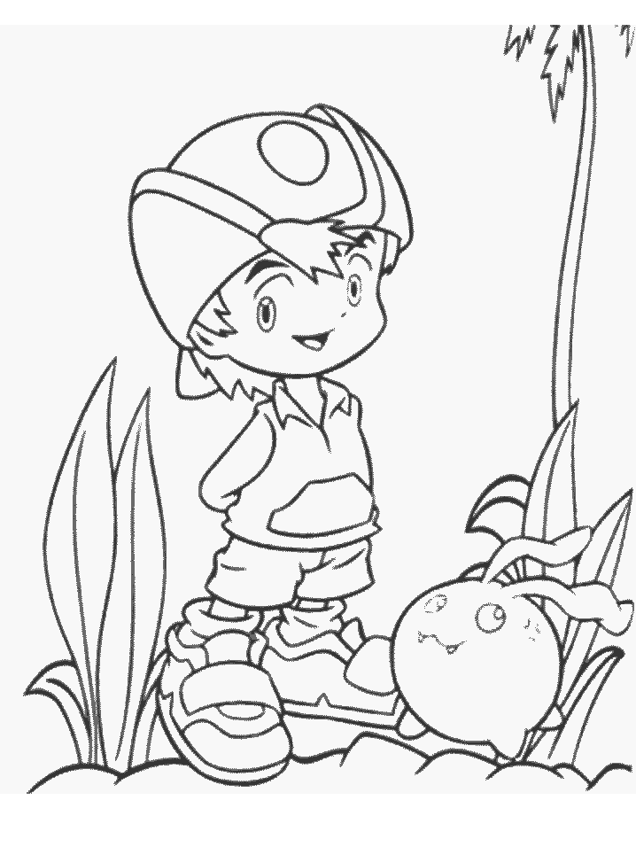 Coloring page: Digimon (Cartoons) #51717 - Free Printable Coloring Pages