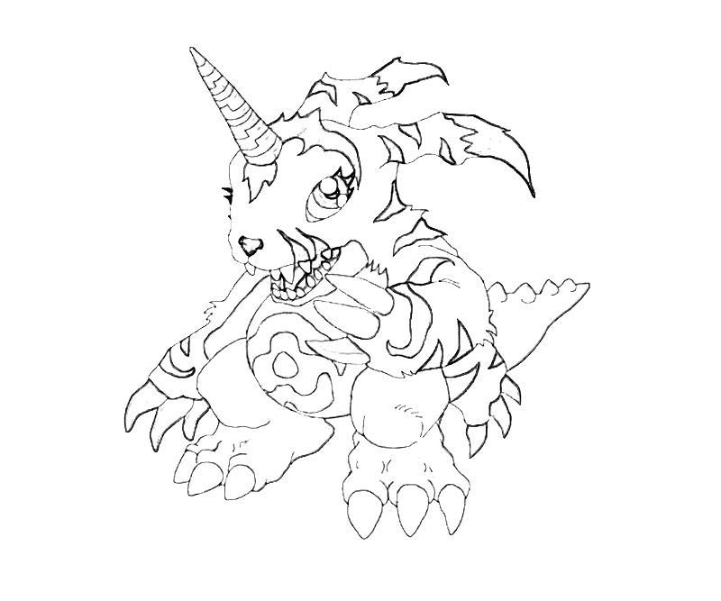 Coloring page: Digimon (Cartoons) #51728 - Free Printable Coloring Pages