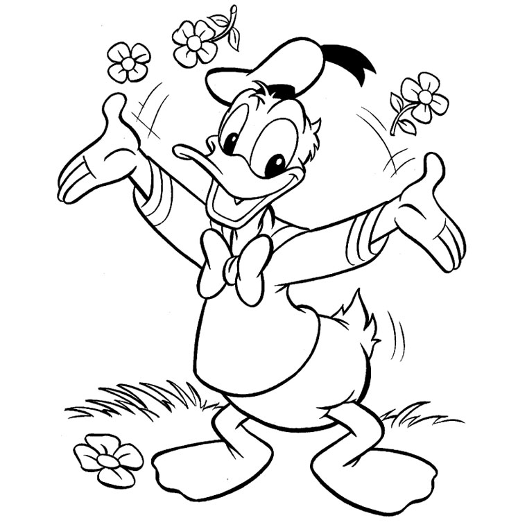 Donald Duck #30116 (Cartoons) - Printable coloring pages
