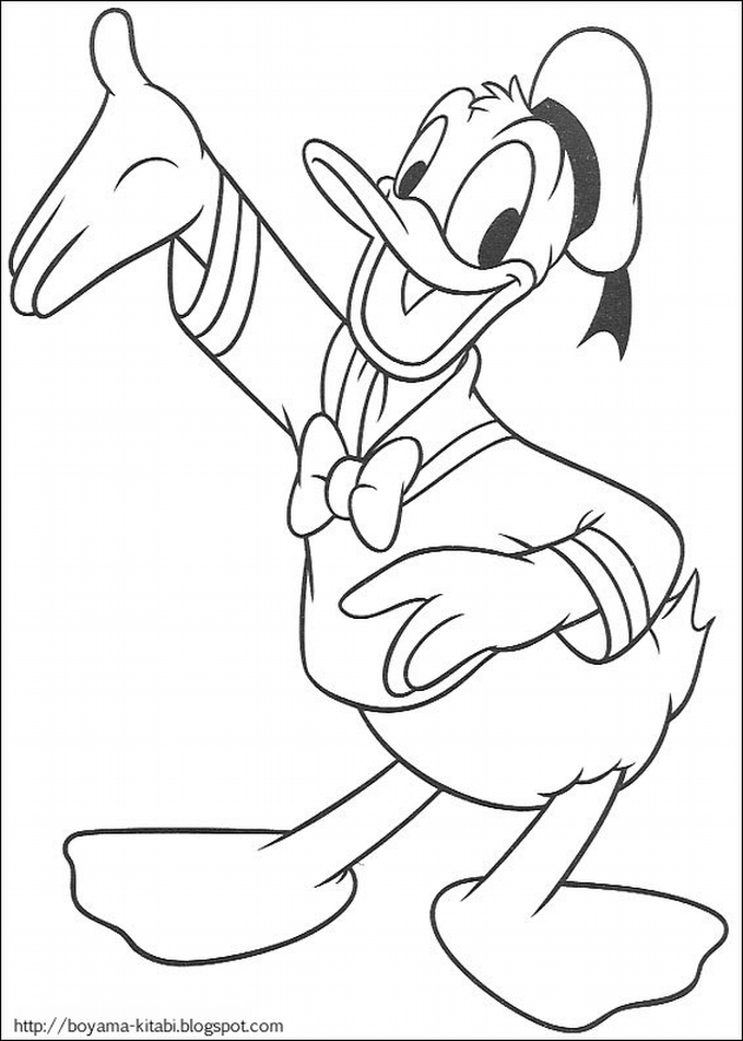 Coloring page: Donald Duck (Cartoons) #30117 - Free Printable Coloring Pages