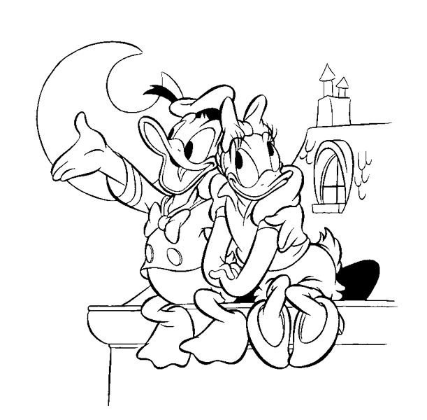 Coloring page: Donald Duck (Cartoons) #30139 - Free Printable Coloring Pages