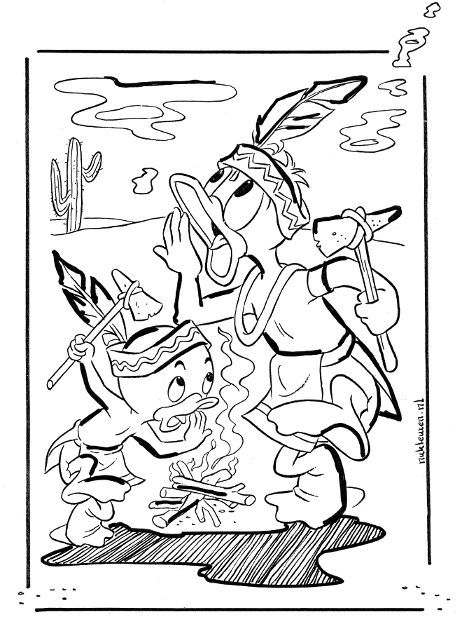 Coloring page: Donald Duck (Cartoons) #30144 - Free Printable Coloring Pages