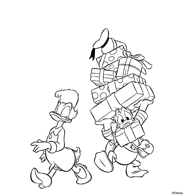 Coloring page: Donald Duck (Cartoons) #30149 - Free Printable Coloring Pages