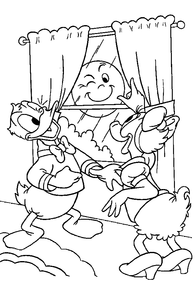 Coloring page: Donald Duck (Cartoons) #30166 - Free Printable Coloring Pages