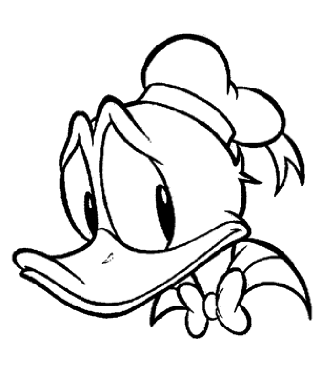 Drawing Donald Duck #30178 (Cartoons) – Printable coloring pages