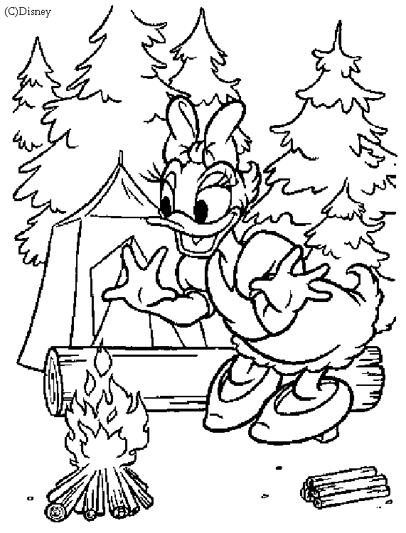 Coloring page: Donald Duck (Cartoons) #30192 - Free Printable Coloring Pages